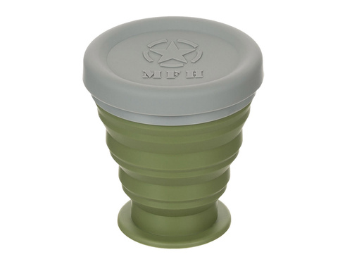 Składany kubek turystyczny - silikonowy - 200 ml