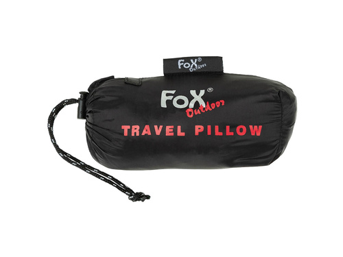 Poduszka dmuchana turystyczna - czarna