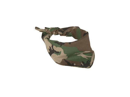 Bandana - bawełniana chusta na głowę - woodland