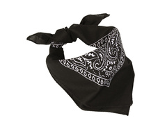 Bandana - bawełniana chusta na głowę - western black