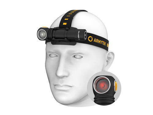 Latarka Armytek Wizard C2 WR Magnet USB / Biały & Czerwony