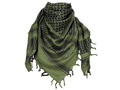 Arafatka Shemagh - bawełniana - Czarna/Zielona