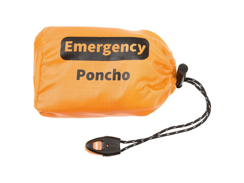Poncho przeciwdeszczowe termiczne - pomarańczowe