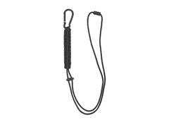 Smycz z paracordu Mil-Tec - czarna