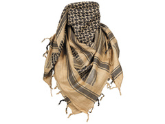 Arafatka Shemagh - bawełniana - Piaskowa/Czarna