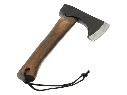 Toporek Viking ze stali nierdzewnej i drewnianym trzonkiem