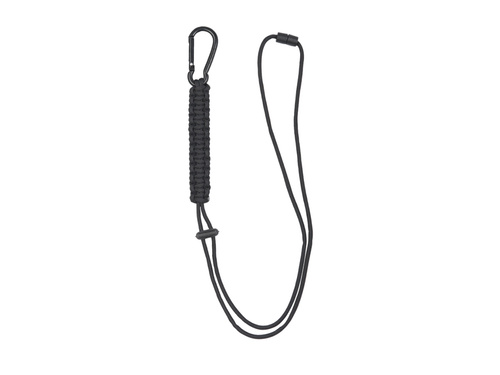 Smycz z paracordu Mil-Tec - czarna