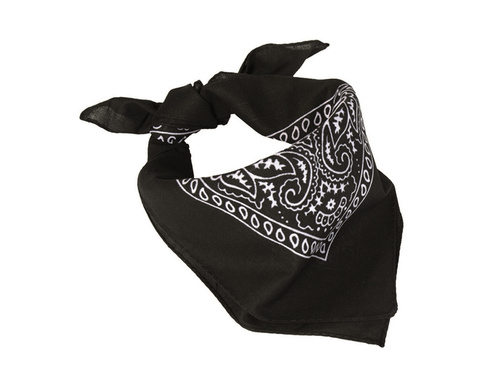 Bandana - bawełniana chusta na głowę - western black