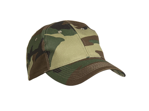 Czapka z daszkiem - woodland camo