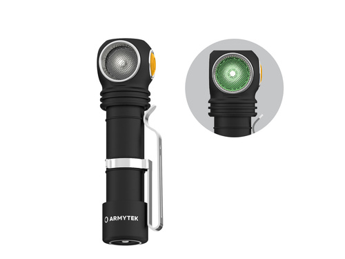 Latarka Armytek Wizard C2 WG Magnet USB / Biały & Zielony