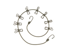 Linka na pranie z klamrami 250 cm