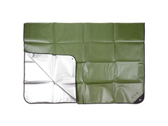 Tarp awaryjny z folią aluminiową - zielony