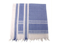 Arafatka Shemagh - bawełniana - Niebieska/Biała