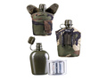 Manierka z pokrowcem i kubkiem Canteen - 900ml - woodland camo