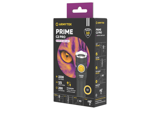 Latarka Armytek Prime C2 Pro Magnet USB / Ciepły