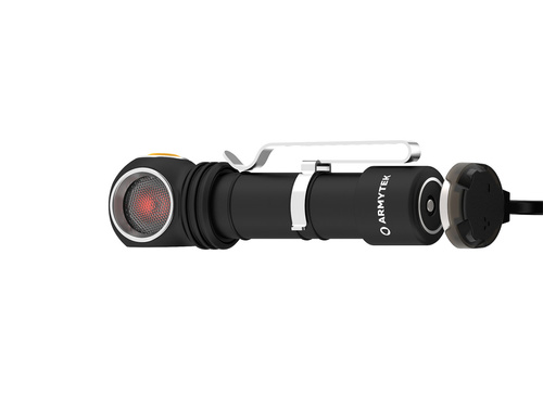 Latarka Armytek Wizard C2 WR Magnet USB / Biały & Czerwony