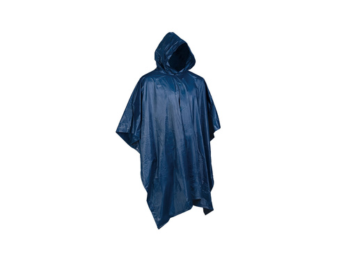 Poncho przeciwdeszczowe niebieskie