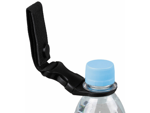 Uchwyt na butelkę do plecaka - czarny