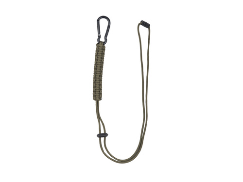 Smycz z paracordu Mil-Tec - zielona