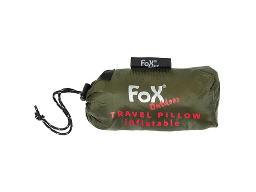 Poduszka dmuchana turystyczna - zielona